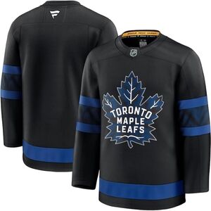 Adidas Black and Blue Hockey Jersey